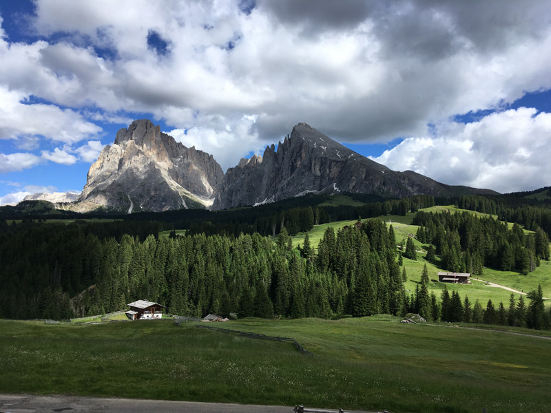 Szczyty przy Seiser Alm