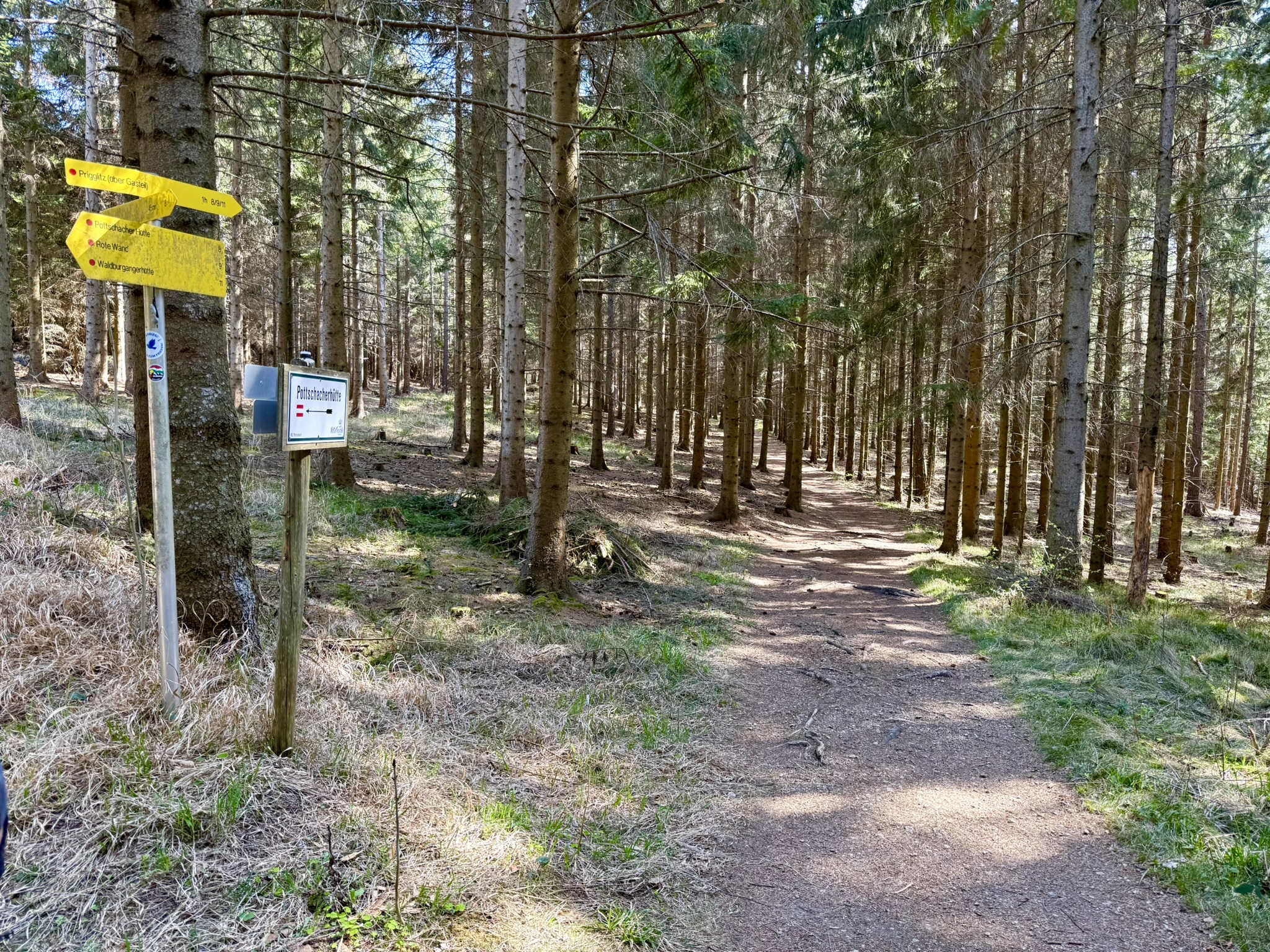 Pottschacherhütte: rodzinny szlak z galerią sztuki w tle